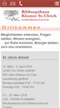 Mobile Screenshot of bildungshaus-kloster-st-ulrich.de